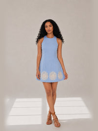 Ivory Patch Dress