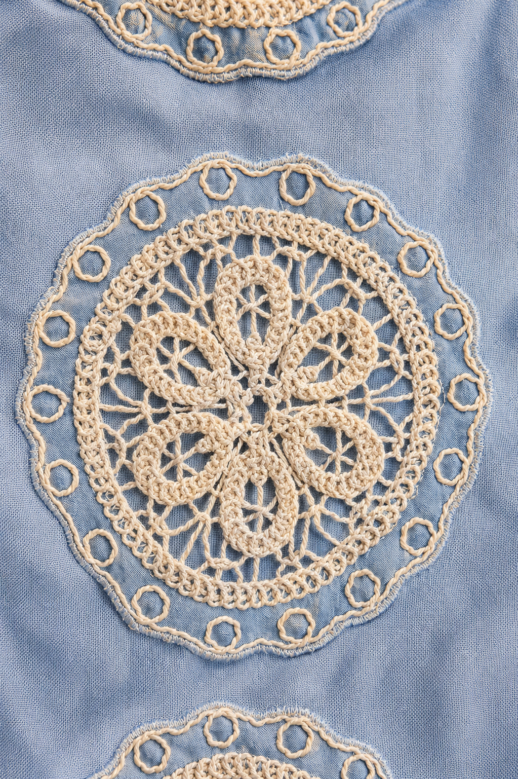 Ivory Patch Dress