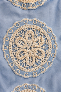 Ivory Patch Dress